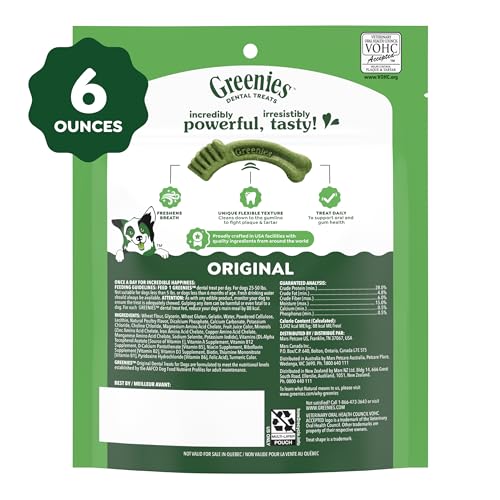 Regular Dental Dog Treats (6 Count (Pack of 1))