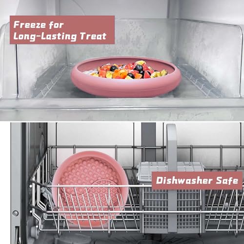 Dog Lick Bowl (Pink / Small)