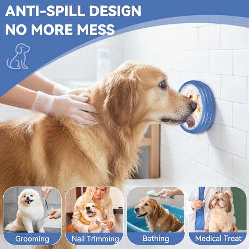 Dog Lick Bowl (L / Dark blue)