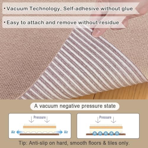 Cat Litter Box Mat for Pet (Camel / 35 x 24 Inch)