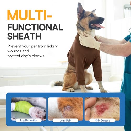 Large Recovery Suit for Dogs (XX-Large / Brown)