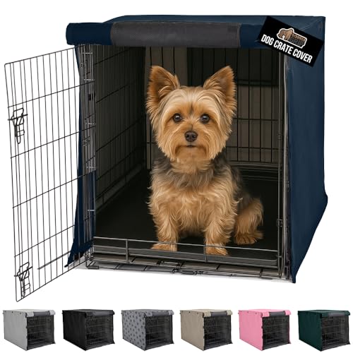 Dog Crate Covers (Navy / 24" X 18" X 20")