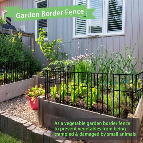 Animal Barrier Fence (Black / 20 Pack,20Ft)