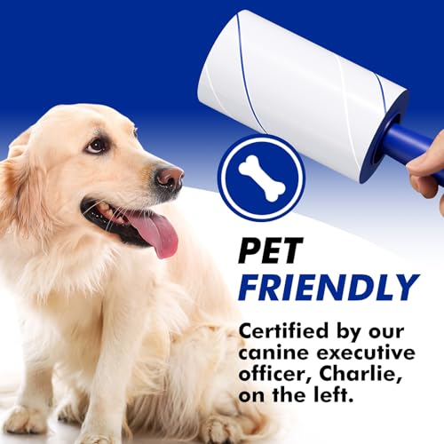 Lint Rollers for Pet Hair Extra Sticky (12 Refills + 1320 Sheets)