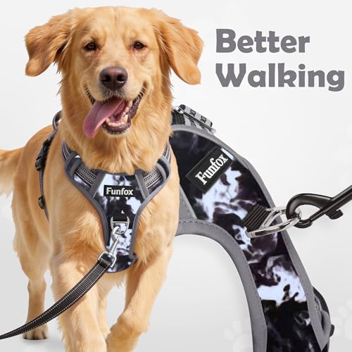 Dog Harness No Pull (Misty Gray / Large)