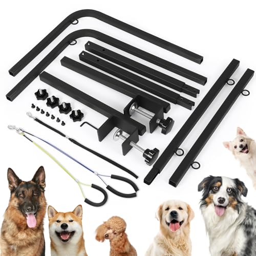 Adjustable Pet Grooming Arm with Clamp for Small & Medium Large Dogs (Style 1 / XX‑Large)