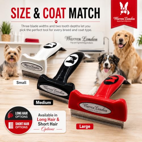 Deshedding Brush for Small Short Hair Dogs (Short Hair | Small)