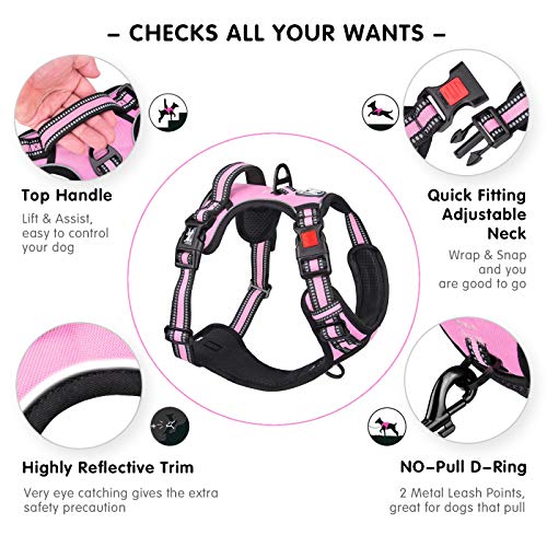 Dog Harness Small (S / Light Pink)