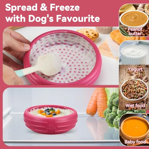 Dog Lick Bowl (L / Rose)