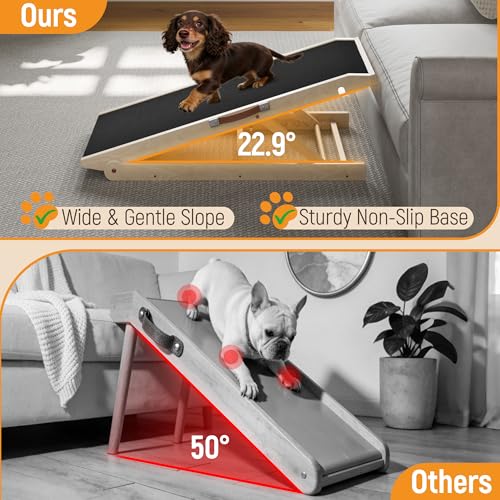 40" Dog Ramp for Couch & Low Bed (40x16Inch)