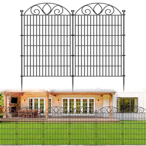 No Dig Garden Fence Outdoor for Yard (44 in(H) X 11.8 ft(L))