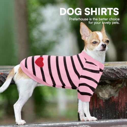 Dog Shirts for Small Dogs (Light Pink / Small)