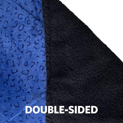 Self Warming Cat Bed (27 x 22 Inch / Blue)