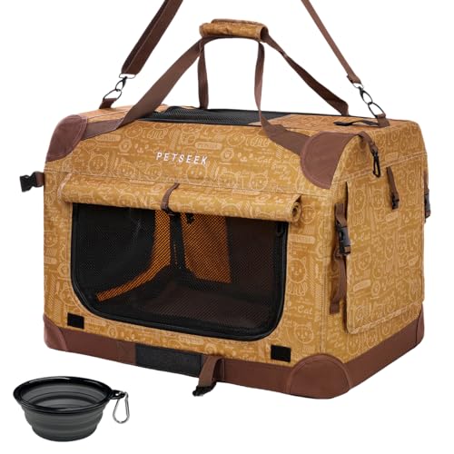 Extra Large Cat Carrier Soft Sided (Yellow)