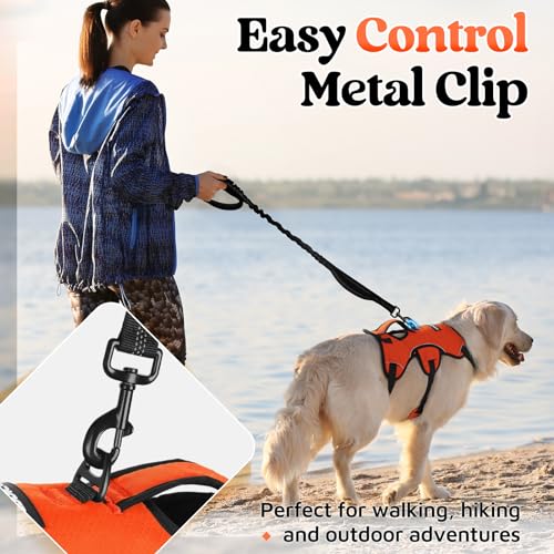 Escape Proof Dog Harness for Medium (Orange / Medium)