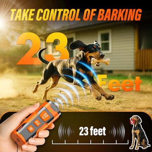 Dog Bark Deterrent Device (Orange)