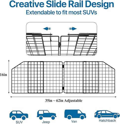 Dog Car Barrier for SUV Trunk Cargo Area
