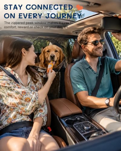 56 Inch Wide Dog Car Barrier for 2nd 3rd Row Seats & Cargo Area (Large(56"*32"))