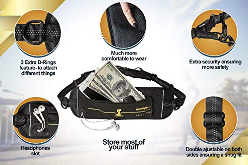 Hands Free Dog Leash (Premium Gold / 1 dog M/L)