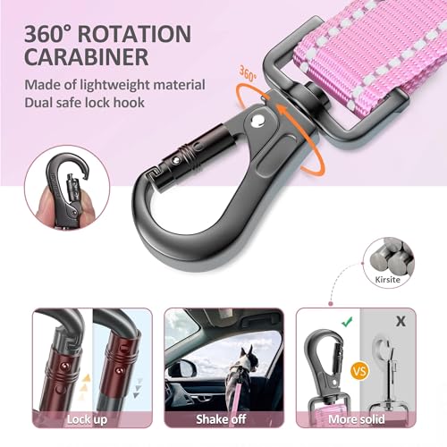 Dog Seat Belt 3 (Pink)