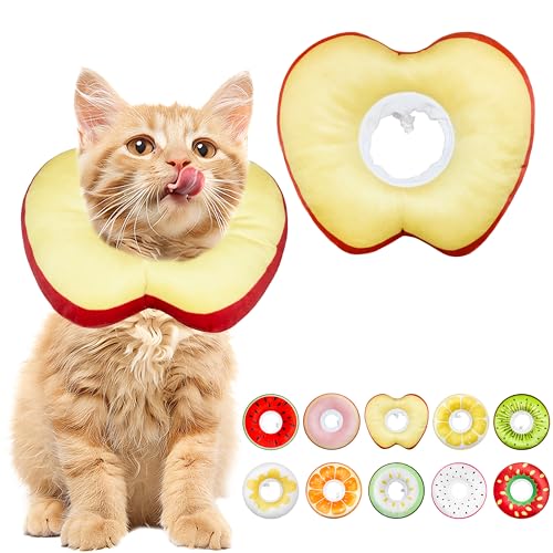 Cat Cone Collar Soft (Apple / Small)