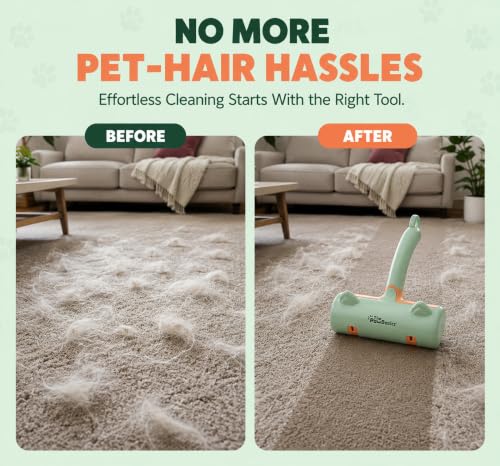 Pet Hair Remover Roller (Green)