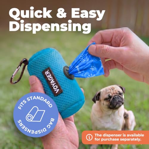 Poop Bags for Dogs (Blue (Unscented) / 150 Bags)