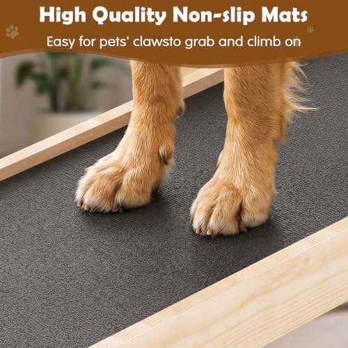 Dog Ramp for Couch (55.11"L*20.21"W*19.68"~27.55"H)