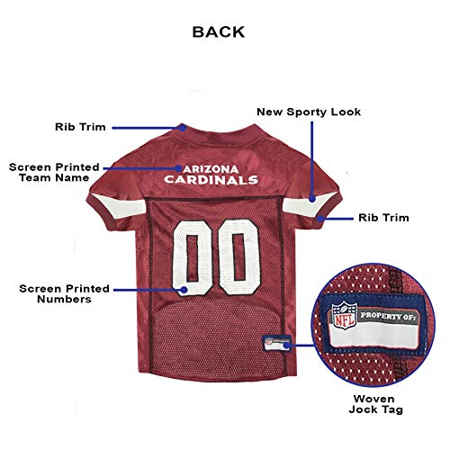 NFL NFC West Mesh Jersey for Dogs (X-Small / Arizona Cardinals)