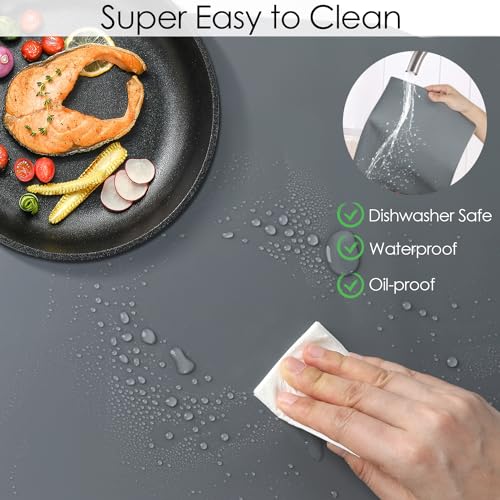 Extra Large Silicone Mat (07-dark Gray / 31.5"Lx16.93"W)