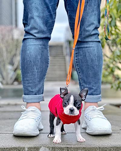 Stretch Fleece Vest Dog Sweater (X-Large Length (16.5") / Red)