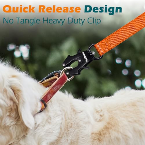 Heavy Duty Tactical Dog Leash (Orange)