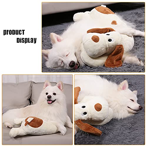 Heartbeat Dog Toy for Puppy (White+)