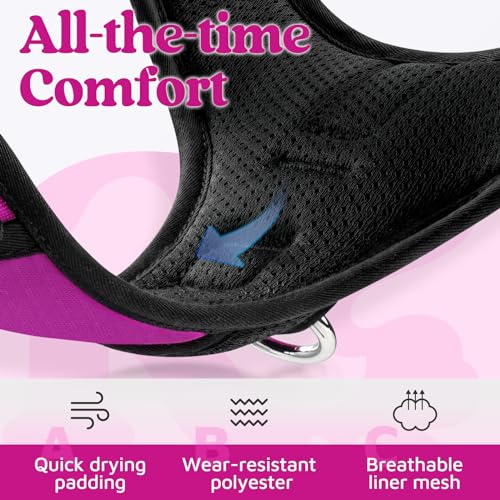 Dog Harness Medium Sized (Purple / Medium)