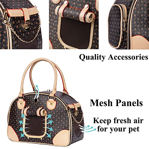 Luxury Pet Carrier (Coffee)