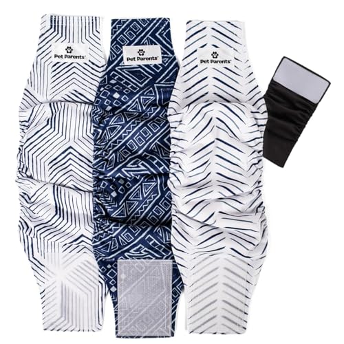 Washable Belly Bands for Male Dogs (X-Small (11-13") / Kahuna)