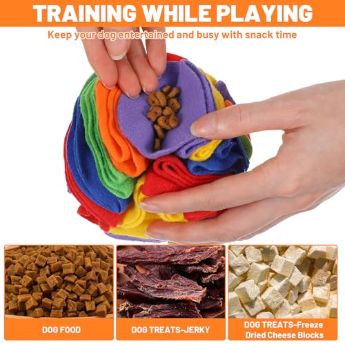 3 Packs Snuffle Ball for Dogs (5.9 inches)