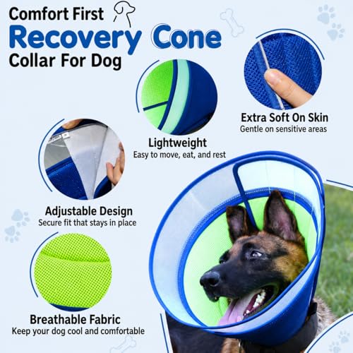 Soft Dog Cone Collar After Surgery (Extra Large)