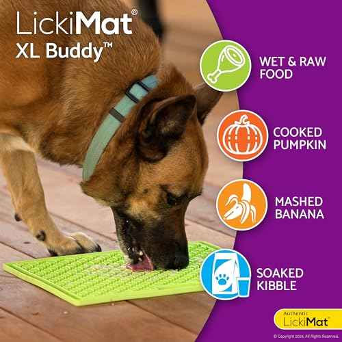 X Large Breed Buddy Dog Lick Mat (Orange)
