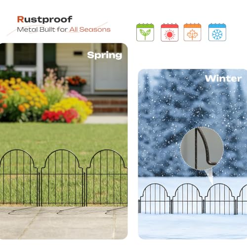 Decorative Garden Fence (17"H)