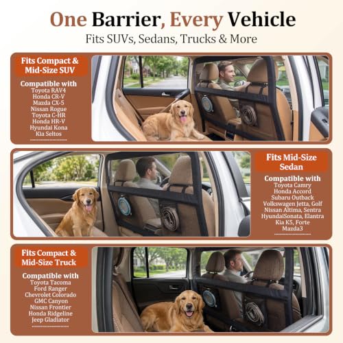 Dog Car Barrier for Cars SUVs Trucks (Medium)