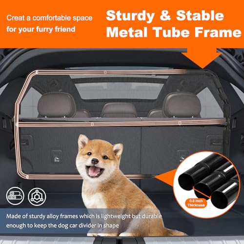 Dog Car Barrier for Back Seat & Trunk (Small)