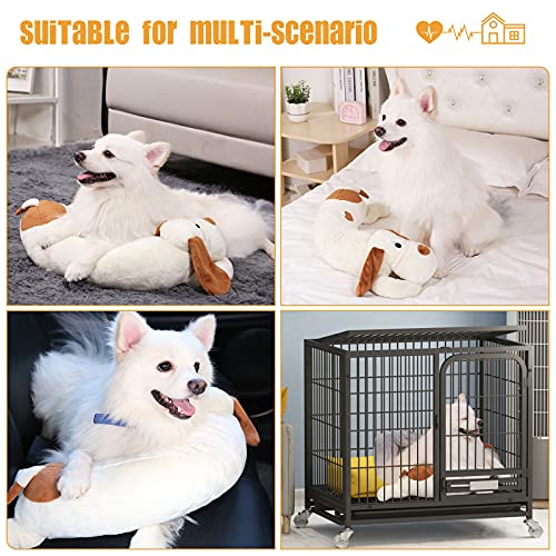 Heartbeat Dog Toy for Puppy (White+)