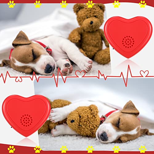 4 Pcs Heartbeat Replacement Puppy Soother Heartbeat Simulator for Dogs Pet