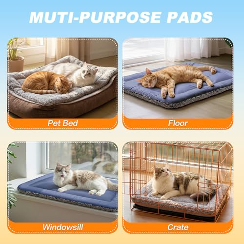 Self Warming Cat Bed (Dark Blue / 24"x36")