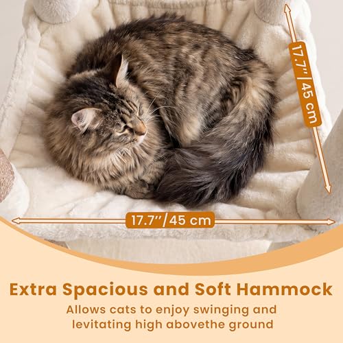 Cat Tree 56" Multi (56 inch / Beige)