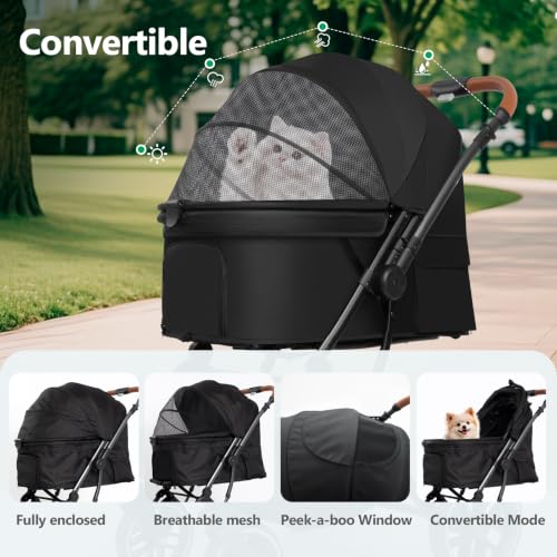 Pet Stroller for Small (Black)
