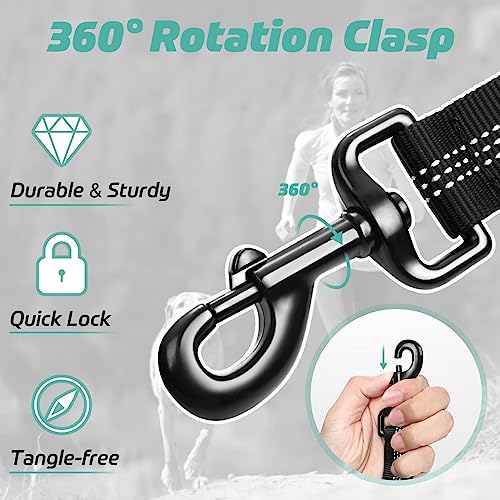 Tactical Dog Leash (Max: 5.2ft / Black)