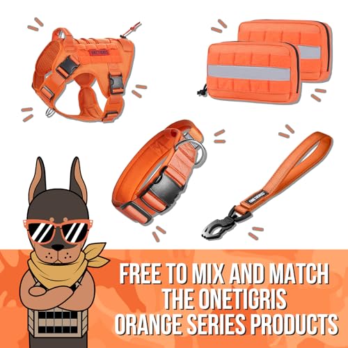 Tactical Dog Harness Vest No (X-Small / Orange)