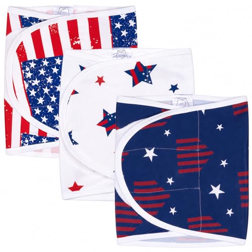 Adjustable Swaddle Wrap for Newborn (Stars Stripes / Small)